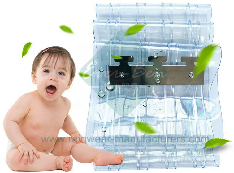 Walk in Strip Curtain-China Transparent Door Curtains Manufactory